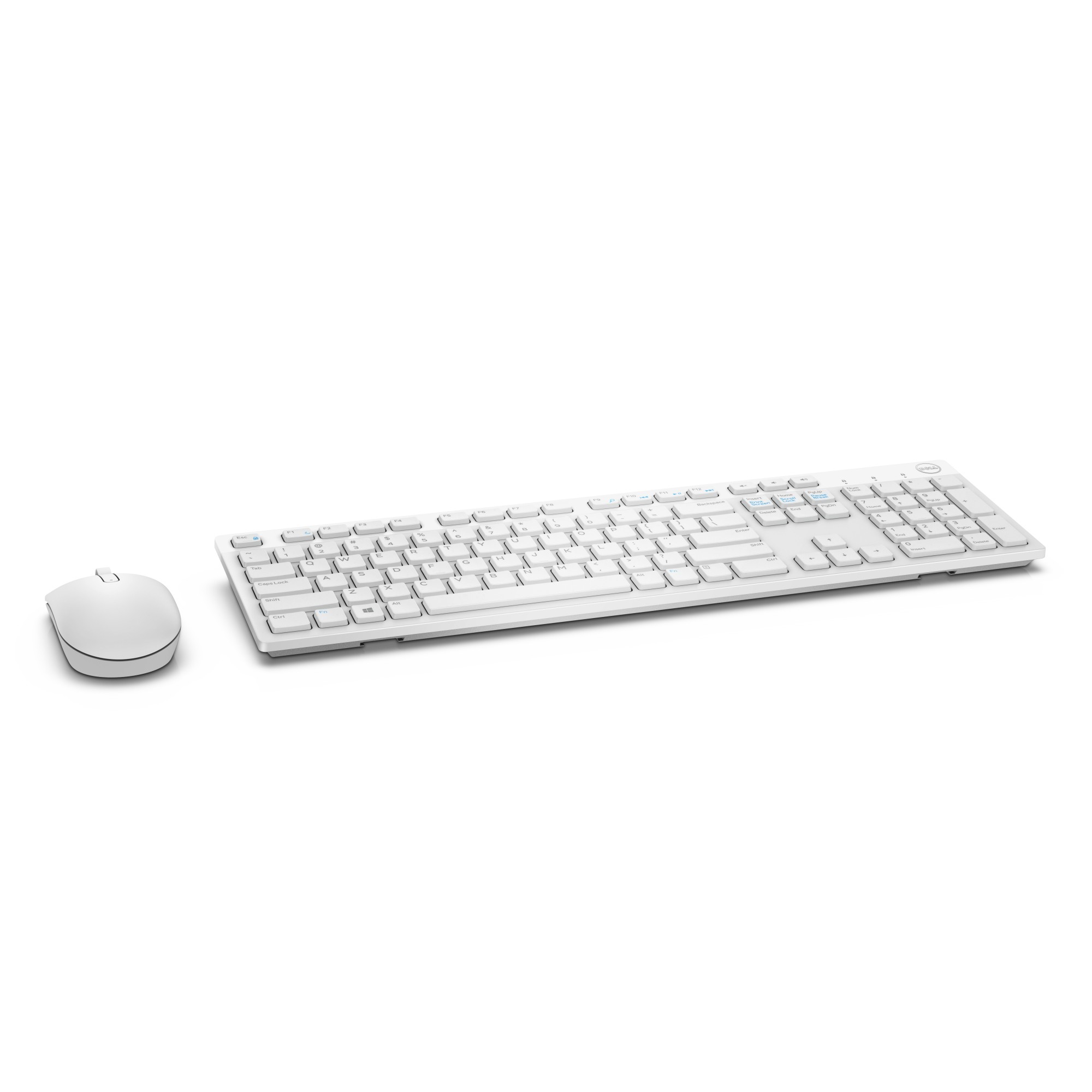DELL KM636 keyboard RF Wireless QWERTY Nordic White