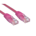 Cables Direct 0.25m Cat6, M - M networking cable Pink U/UTP (UTP)