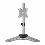 Rocstor Y10N016-S1 monitor mount / stand 32" Black, Silver Desk