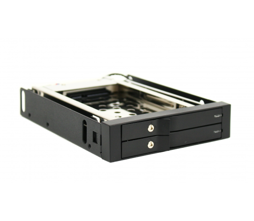 6710-6500-9500 CRU DATAPORT RJ21S; FITS IN A 3.5IN PC BAY; ACCEPTS TWO 2.5IN SATA OR SAS HDD OR SSD; TRAYFRE