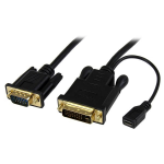 StarTech.com 6 ft DVI to VGA Active Converter Cable â€“ DVI-D to VGA Adapter â€“ 1920x1200