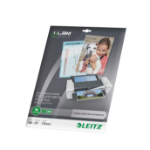 Leitz iLAM Ultra-premium Glossy A4 Laminating Pouches with UDT, 80 microns. Pack of 25.