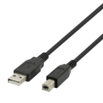 Deltaco 00140006 USB cable USB 2.0 3 m USB A USB B Black
