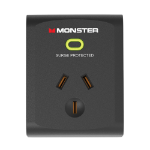 Monster MT-FPSP1700B surge protector Black 1 AC outlet(s)