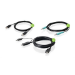iogear G2L8902UN KVM cable Black 7.17" (0.182 m)