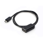 AddOn Networks USBOTG1F-AO USB cable USB 2.0 11.8" (0.3 m) Mini-USB B USB A Black