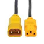 Tripp Lite P004-004-YW power cable Black, Yellow 47.2" (1.2 m) C14 coupler C13 coupler