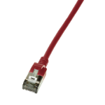 LogiLink CQ9054S networking cable Red 2 m Cat6a S/UTP (STP)