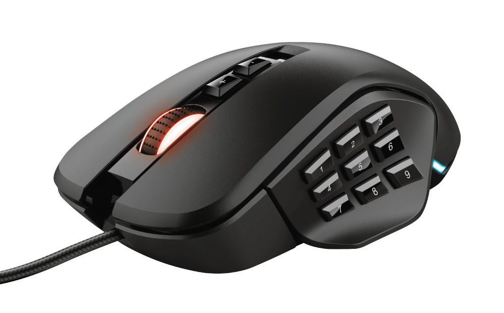 Image of Trust GXT 970 Morfix mouse Right-hand USB Type-A Optical 10000 DPI