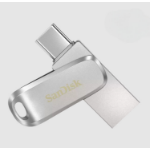 SanDisk Ultra Dual Drive Luxe USB flash drive 64 GB USB Type-A / USB Type-C 3.2 Gen 1 (3.1 Gen 1) Stainless steel