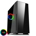 GAMEMAX Hush Silent Gaming Case With Glass Side Window 1 x RGB Rear Fan