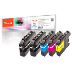 Peach PI500-164 inktcartridge 5 stuk(s) Origineel Normaal rendement Zwart, Cyaan, Magenta, Geel