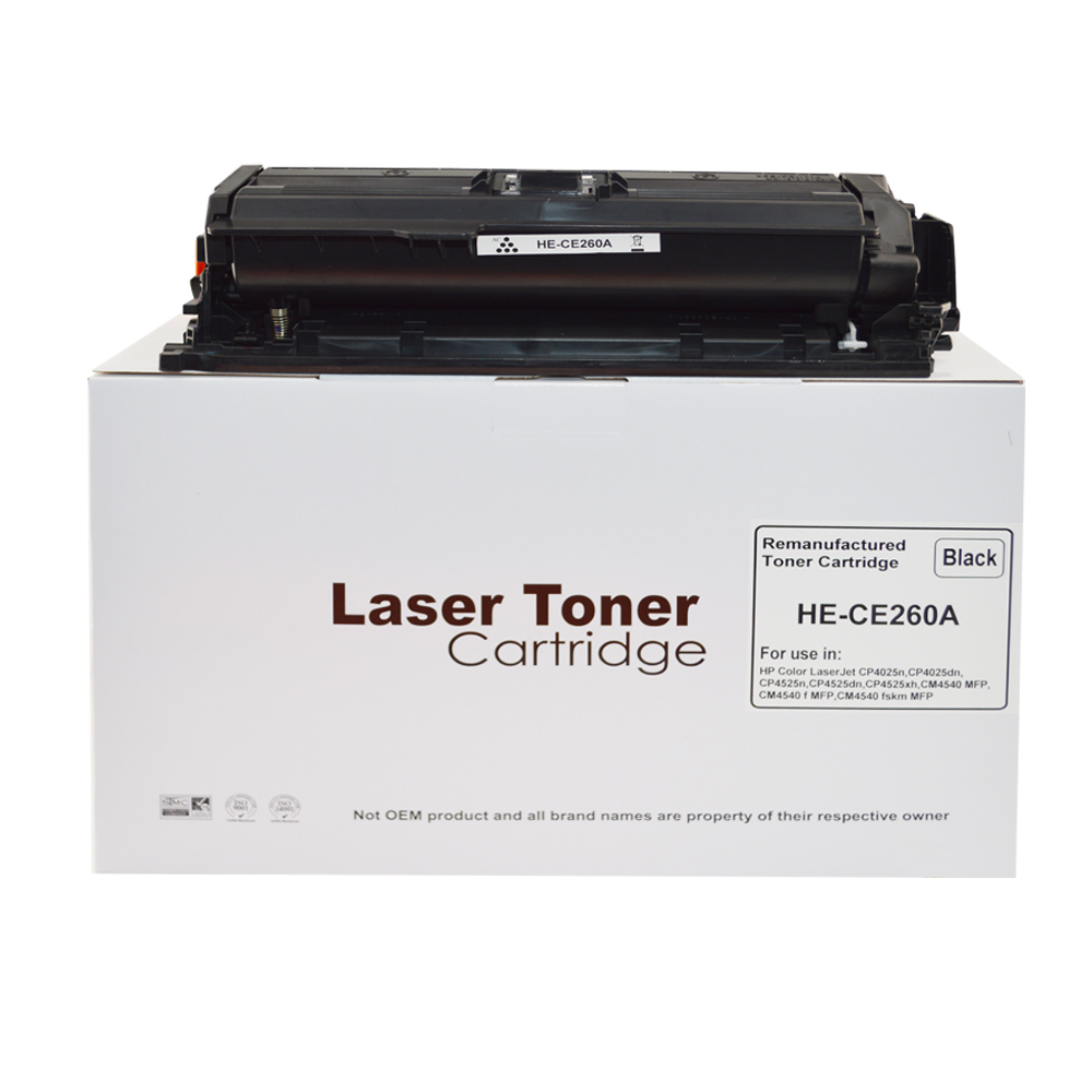 CTS Wholesale Reman HP Laserjet CP4025 Std Black Toner CE260A HP6A