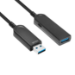 Microconnect MC-USB3.0AAF25AOP USB cable USB 3.2 Gen 2 (3.1 Gen 2) 25 m USB A Black