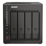 QNAP TS-453E NAS Tower Intel® Celeron® J6412 8 GB 8 TB HDD QNAP QTS Black