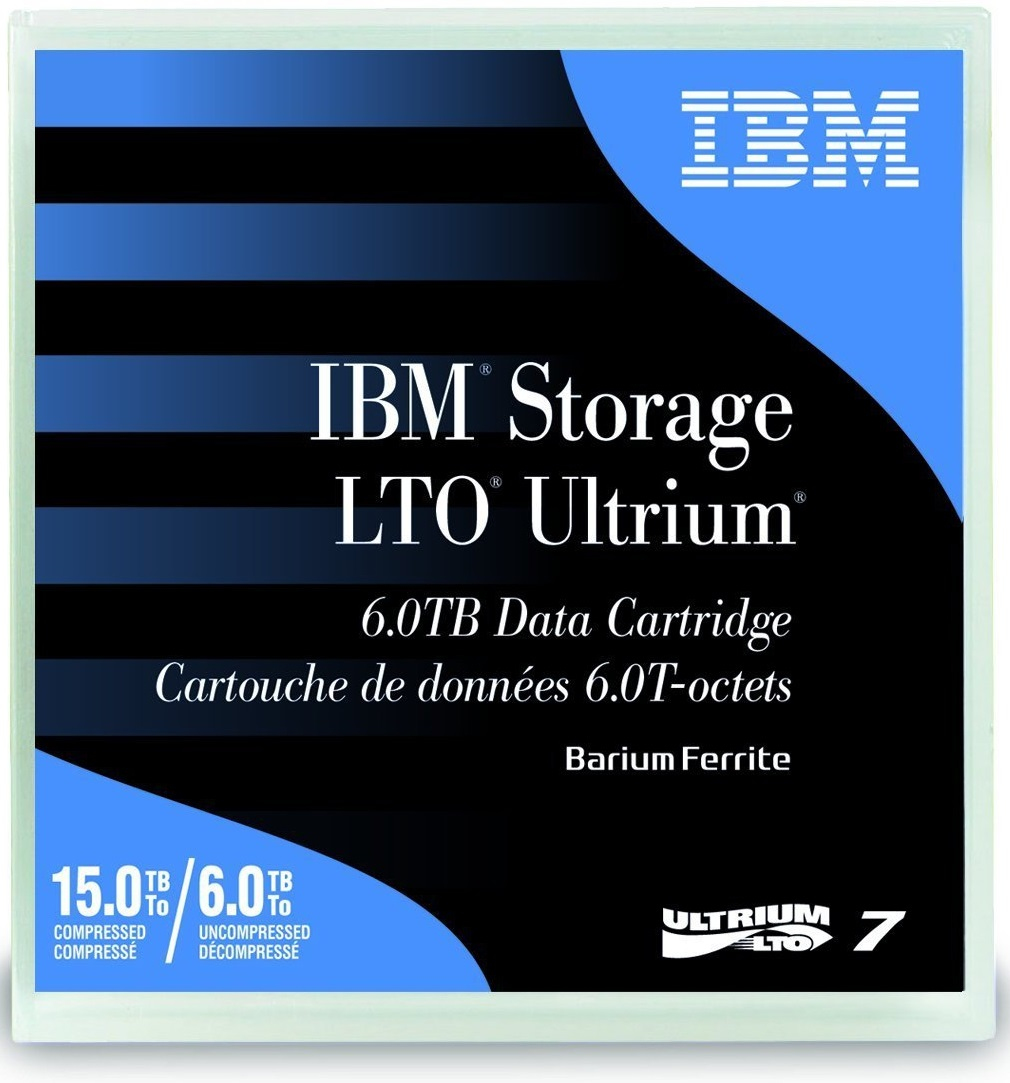 Photos - NAS Server IBM LTO Ultrium 7 Data Cartridge Blank data tape 6 TB 38L7302 