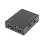 Digitus DN-82133 netwerk media converter 1000 Mbit/s 1550 nm Multimode, Single-mode Zwart