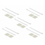 DeLOCK 18679 cable tie mount White Nylon 10 pc(s)
