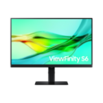 Samsung ViewFinity S6 LS24D600UAU computer monitor 61 cm (24") 2560 x 1440 pixels Quad HD Black