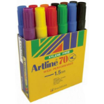 ARTLINE 70 PERMANENT MARKER FINE 1.5MM ASST COLOURS BOX 12