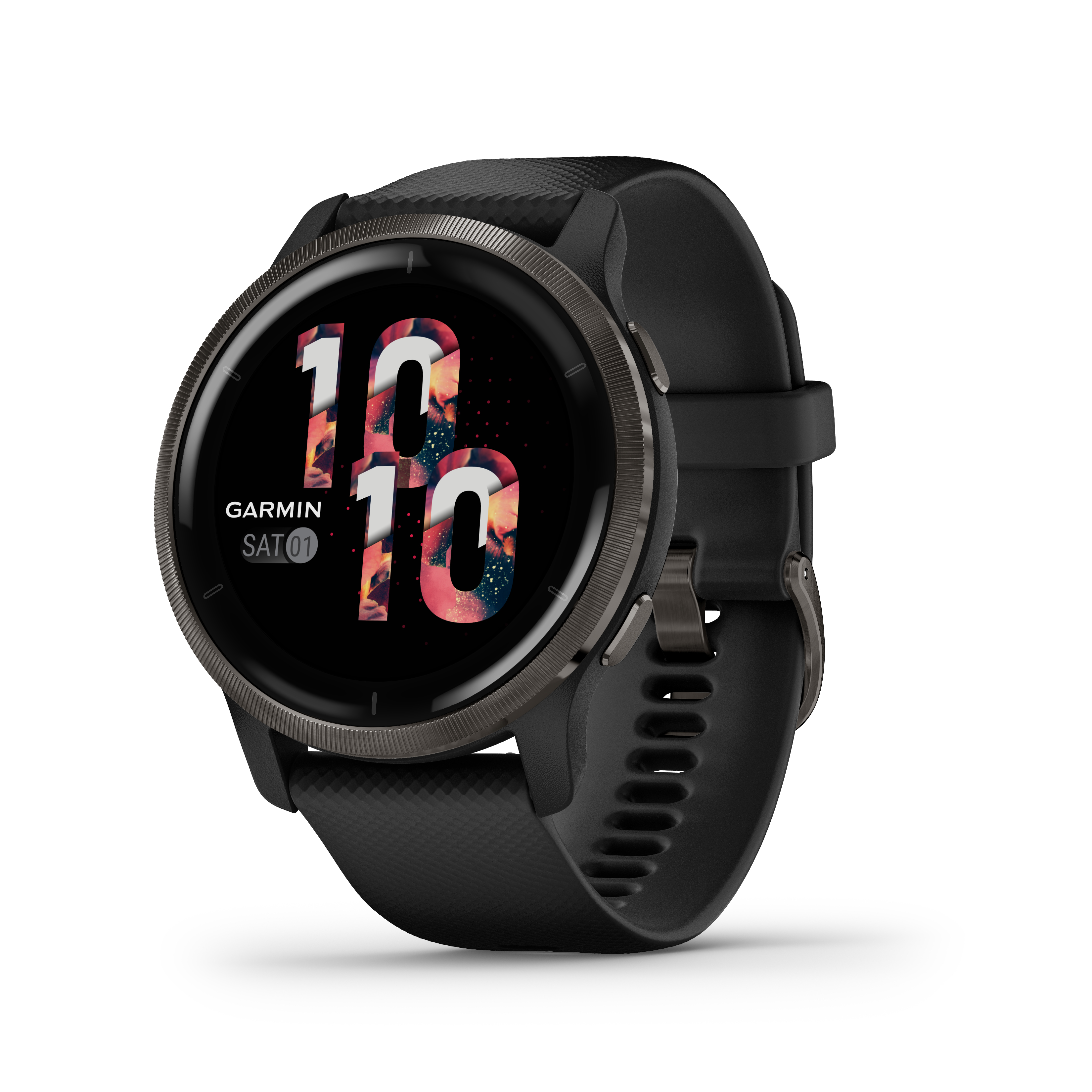 Image of Garmin Venu 2 3.3 cm (1.3") AMOLED 45.4 mm Digital 416 x 416...