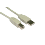 Cables Direct CDL-103BG USB cable 3 m USB 2.0 USB A USB B Grey