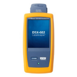 Fluke DSX-602 network cable tester Fiber cable tester Black, Yellow