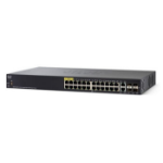 Cisco SG350 Managed L3 Gigabit Ethernet (10/100/1000) Power over Ethernet (PoE) 1U Black