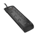 Eaton TLP88DBUC surge protector Black 8 AC outlet(s) 120 V 94.5" (2.4 m)