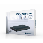 Gembird EE2-U3S-3-G behuizing voor opslagstations HDD-behuizing Groen 2.5"