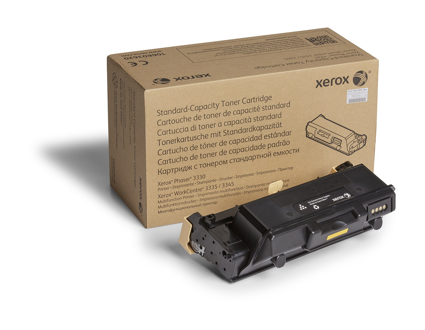 Image of Xerox 106R03620 Toner-kit, 2.5K pages for Xerox Phaser 3330