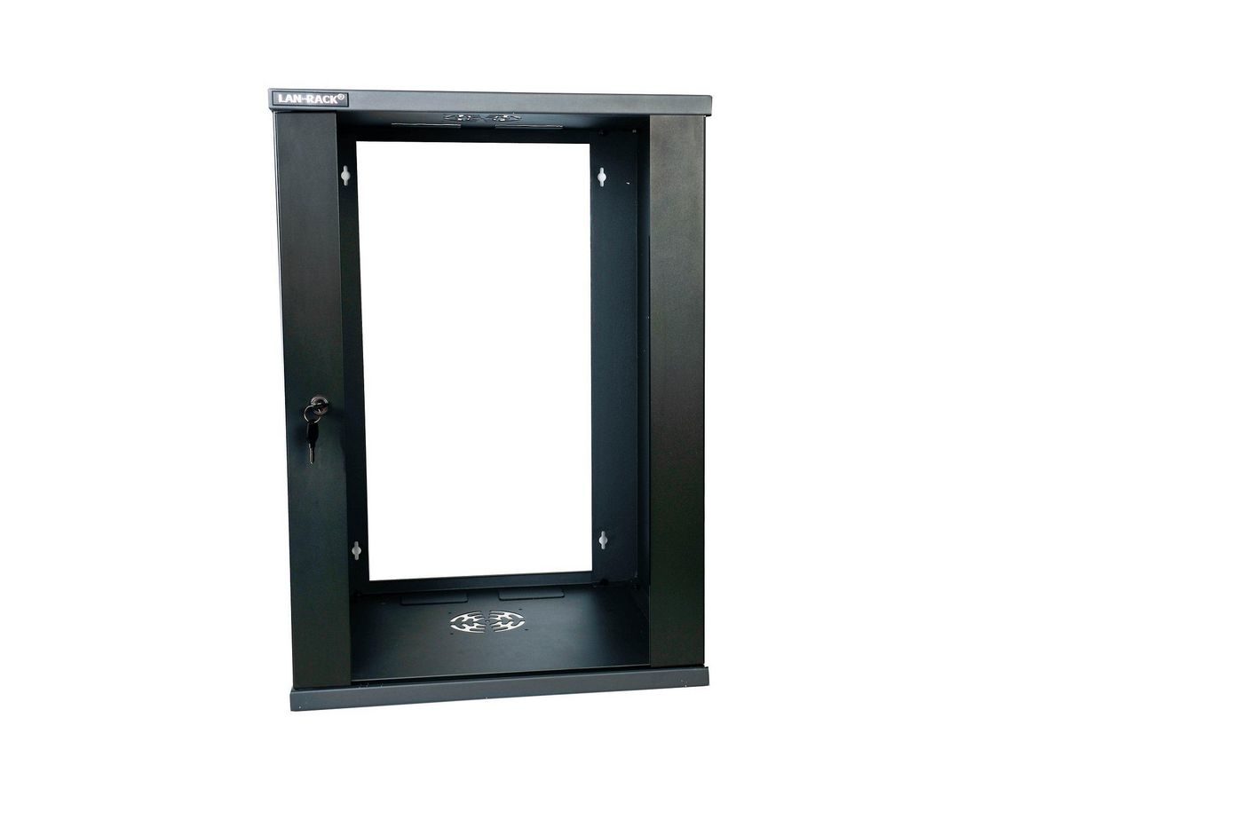 Lanview LVR242510 rack cabinet 10U Wall mounted rack Black