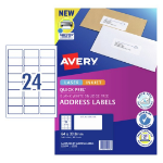 Avery 959418 printer label White Self-adhesive printer label