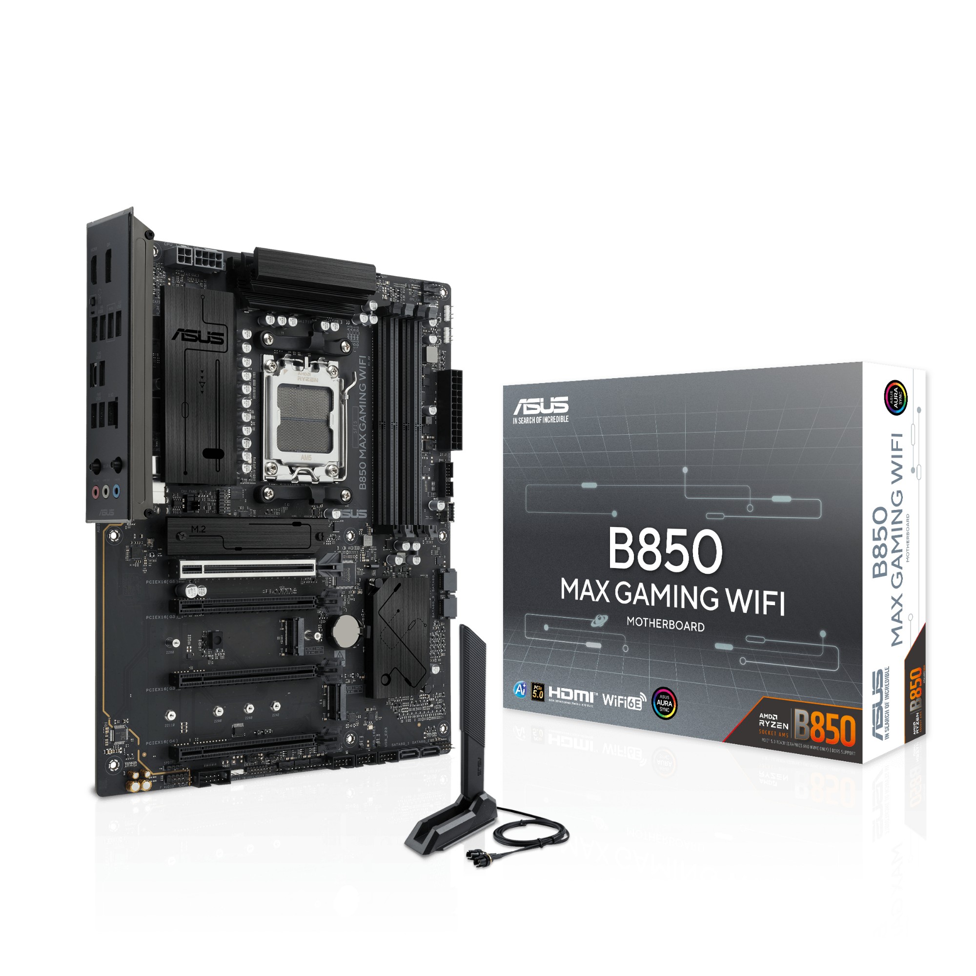 B850 MAX GAMING WIFI AMD B850 Socket AM5 ATX