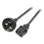 Microconnect PE010418AUSTRALIA power cable Black 1.8 m C13 coupler