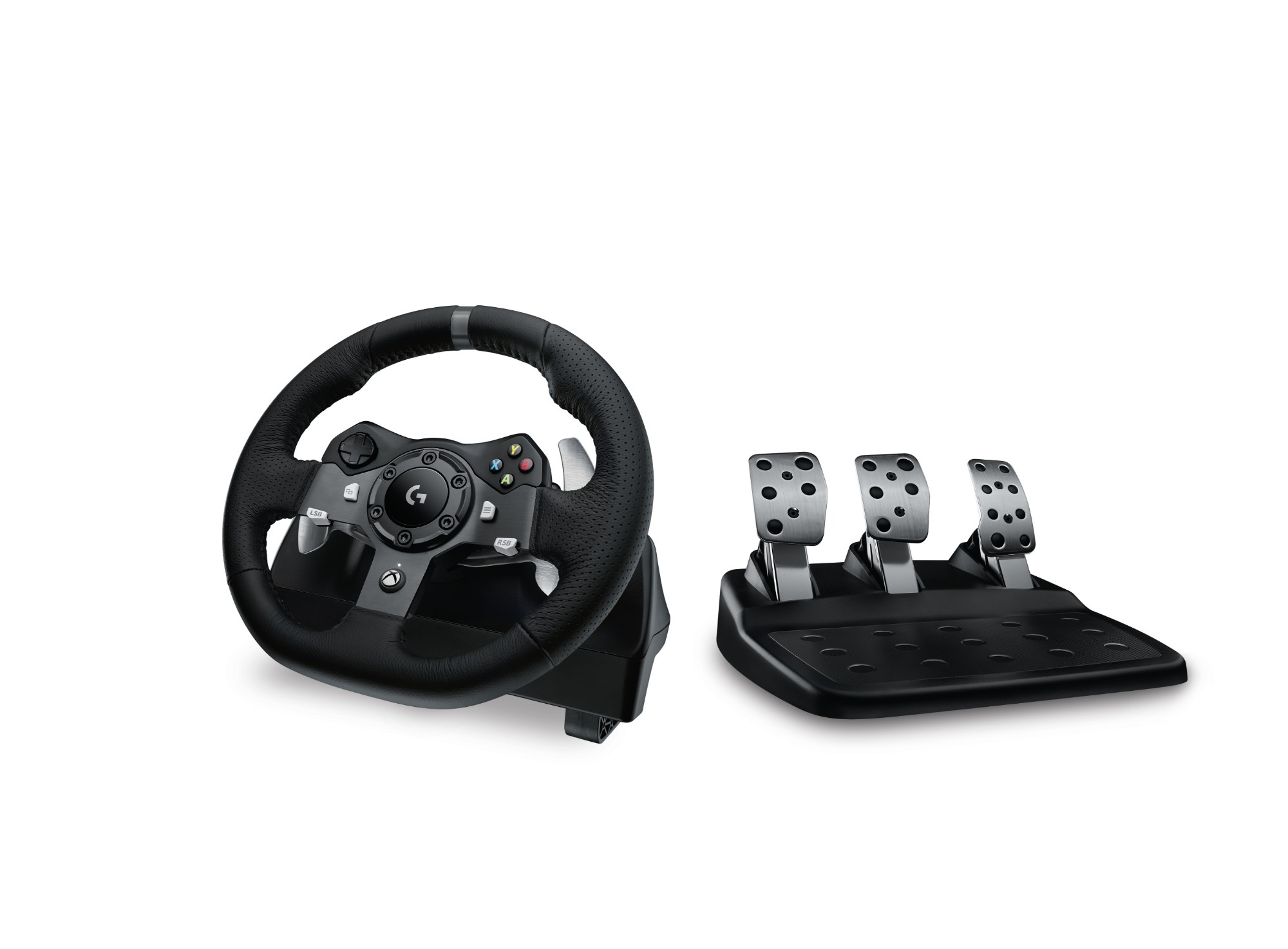 Logitech G920 Steering wheel + Pedals PC,Xbox One Analogue / Digital