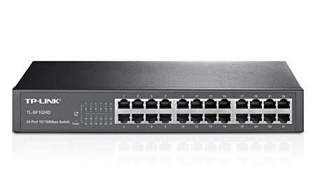 TP-Link TL-SF1024D Fast Ethernet (10/100) Black