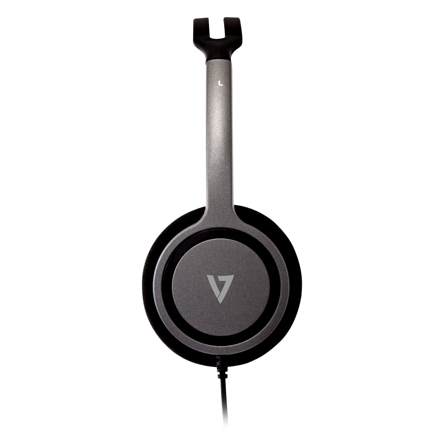 V7 HA3102EP headphones/headset Wired Headband Music Black, Silver