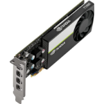 Nvidia Graphics card - T1000 - 8 GB GDDR6 - PCIe 3.0 x16 low profile - 4 x Mini DisplayPort - BULK PACKED - BOARD ONLY - -DOES NOT CONTAIN BRACKETS