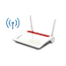FRITZ! Box 6850 LTE router inalámbrico Gigabit Ethernet Doble banda (2,4 GHz / 5 GHz) 4G Rojo, Blanco