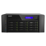 QNAP QAI-h1290FX NAS Tower EPYC 7302P 128 GB DDR4 0 TB QuTS hero Black