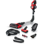 Bosch BBS711ANM stick vacuum/electric broom Battery Dry Bagless 0.3 L Black, Red, Stainless steel