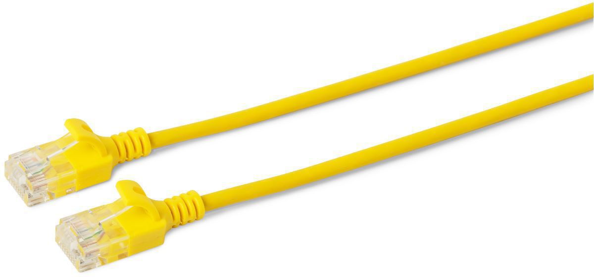 Microconnect V-UTP6A15Y-SLIM networking cable Yellow 15 m Cat6a U/UTP