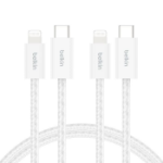 Belkin BoostCharge USB cable USB 2.0 USB C USB C/Lightning White