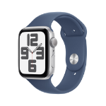 Apple Watch SE GPS 44mm Silver Aluminium Case with Denim Sport Band - S/M  Chert Nigeria