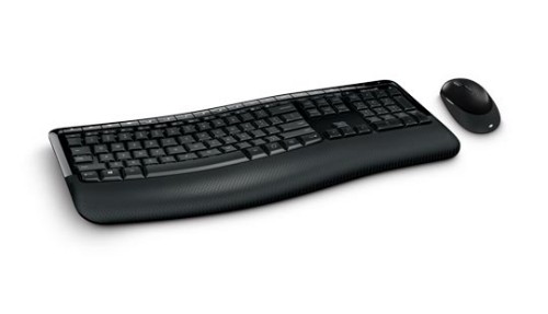 Microsoft 5050 keyboard Mouse included RF Wireless + USB QWERTY UK English Black