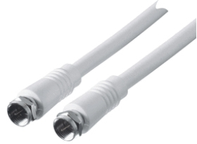 Schwaiger KVC15 532 coaxial cable 1.5 m F White