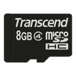 Transcend TS8GUSDC4 memory card 8 GB MicroSDHC Class 4