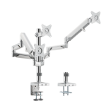 LogiLink BP0090 monitor mount / stand 68.6 cm (27") Desk Silver