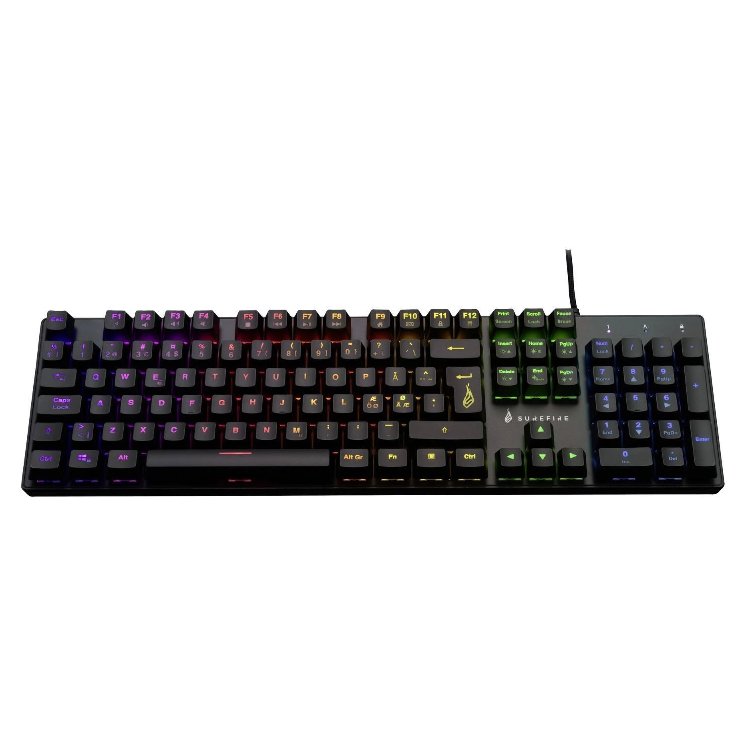 SureFire KingPin M2 Mechanical Gaming RGB Keyboard QWERTY UK English